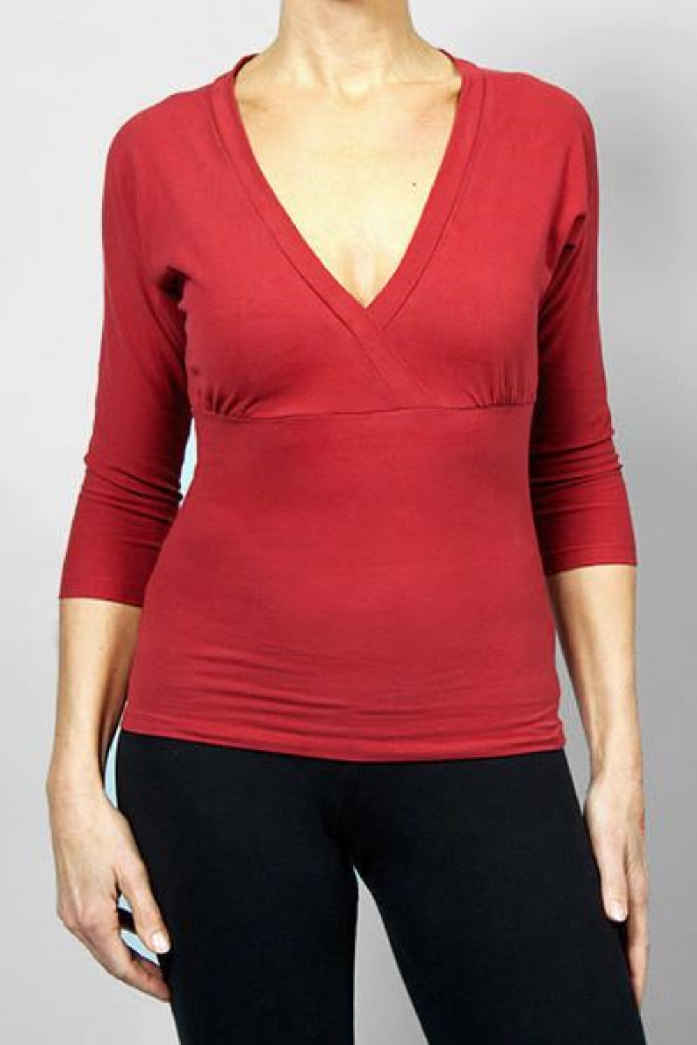 Karuna 3/4 Shirt Bordeaux