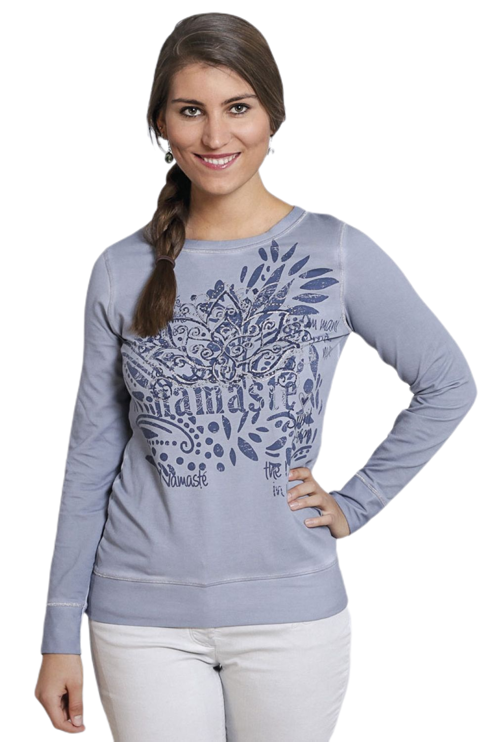 Sweaty Namasté - jeans-blau