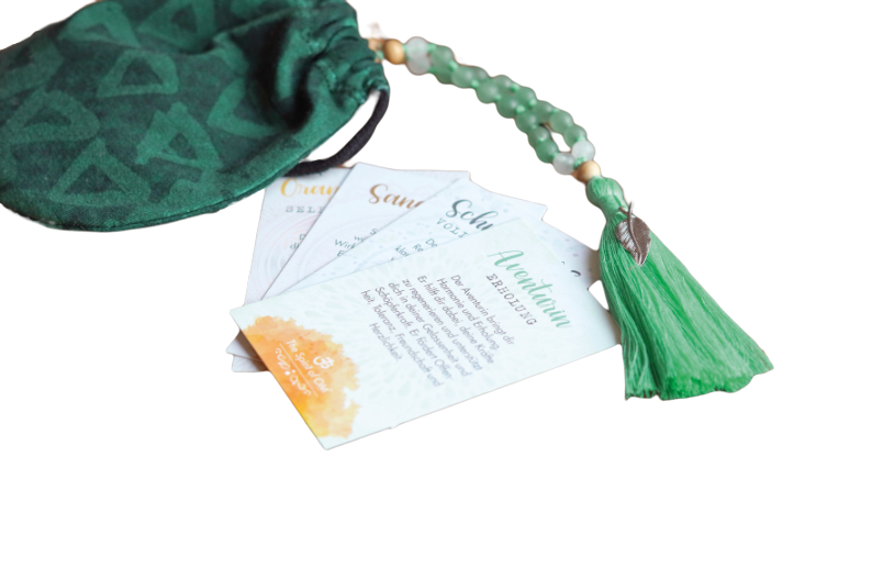 Gemstone Mala green