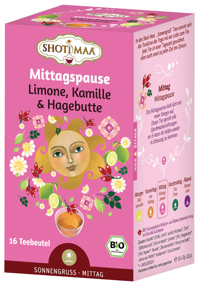 Shoti Maa BIO Tee - Mittagspause - Limone Kamille Hagebutte