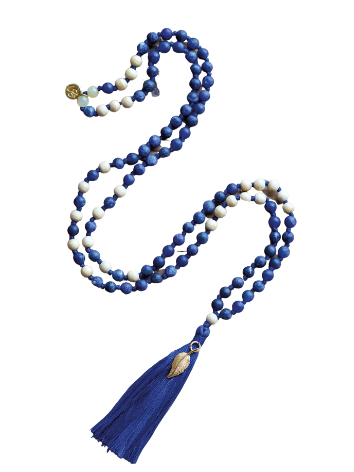 Gemstone Mala blue