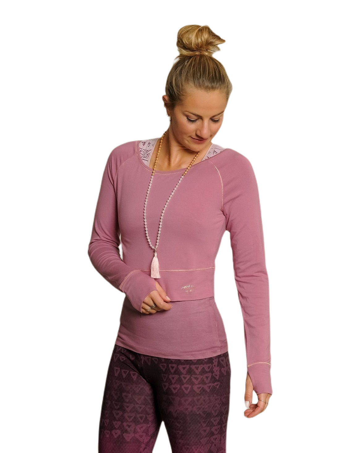 Long sleeve violet
