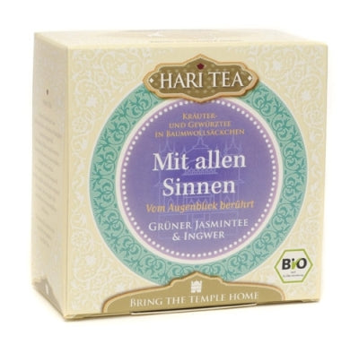 Organic Tea Jasmine & Ginger - With all your senses