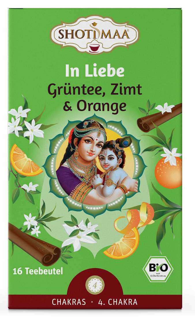 Shoti Maa Organic Tea - In Love - Green Tea Cinnamon Orange