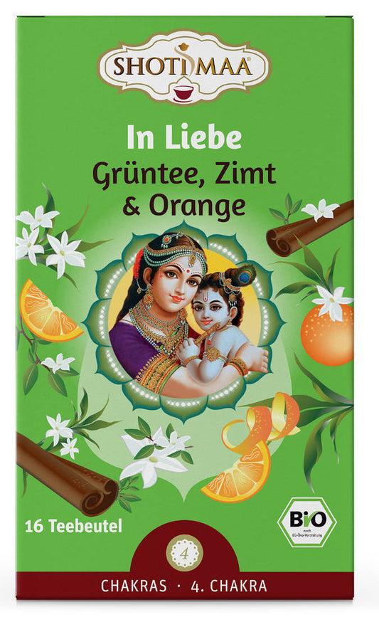 Shoti Maa Organic Tea - In Love - Green Tea Cinnamon Orange