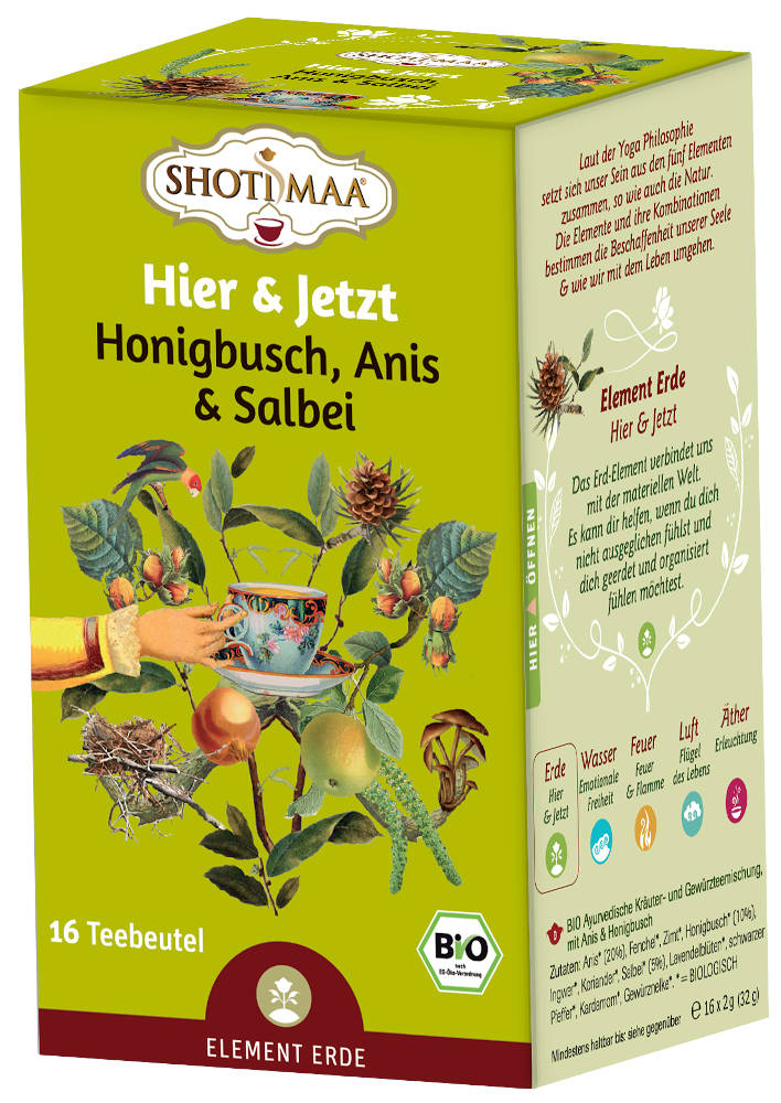Shoti Maa BIO Tea - Here & Now - Honeybush Aniseed Sage