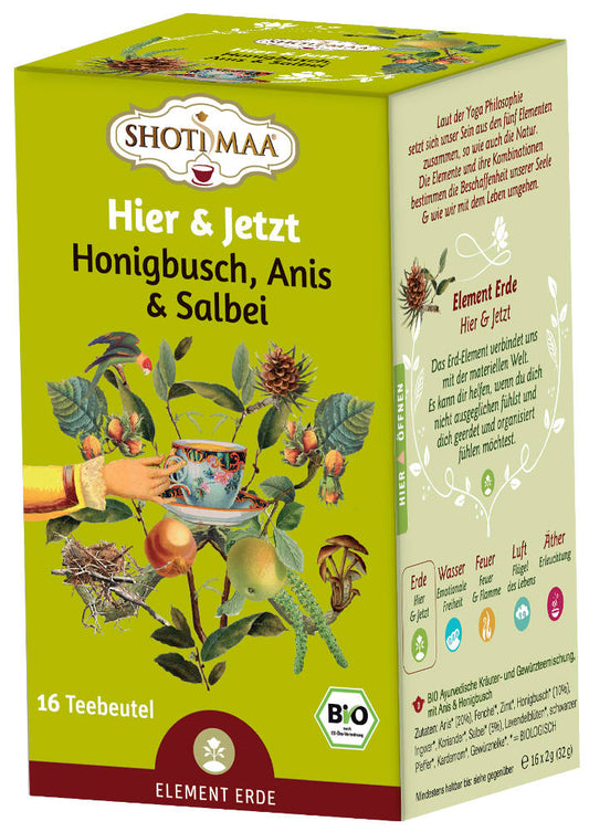 Shoti Maa BIO Tea - Here & Now - Honeybush Aniseed Sage