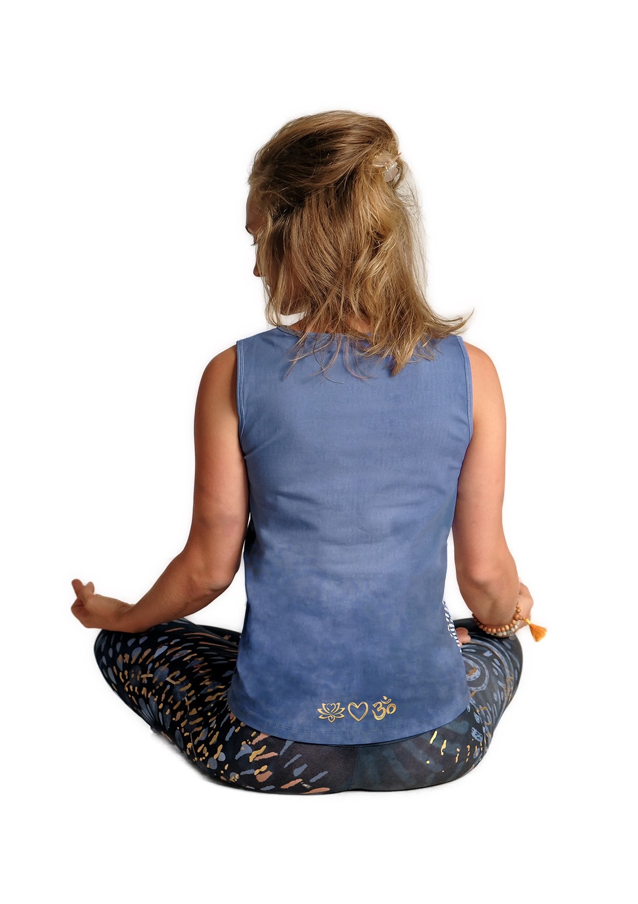 Yoga Top Peace Om blue von Spirit of Om