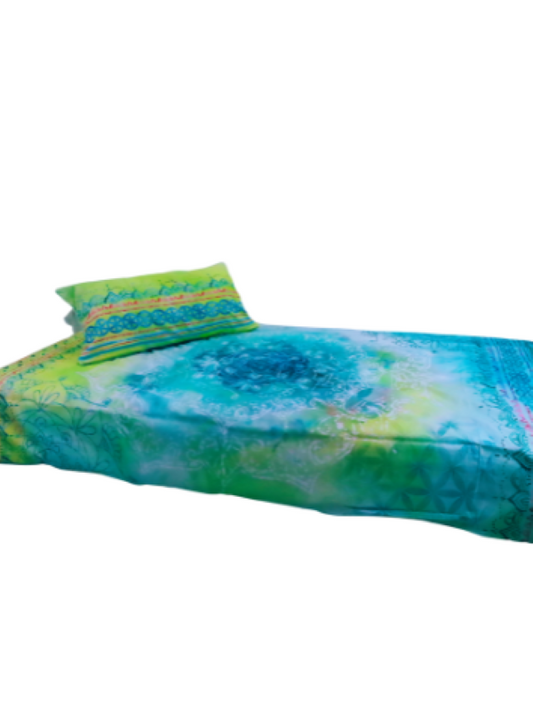 100% organic cotton Blue Dream bed linen