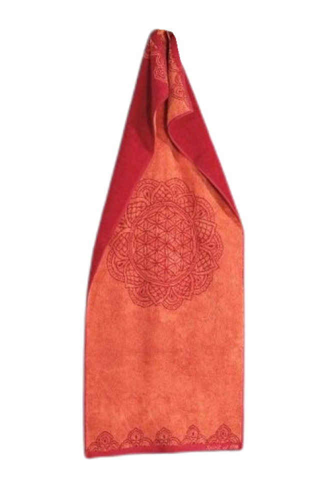 Fengshui Terry Towel - Ruby Red