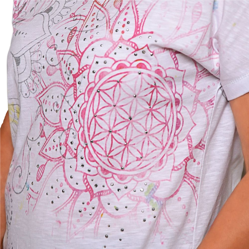 Short-sleeved fancy shirt