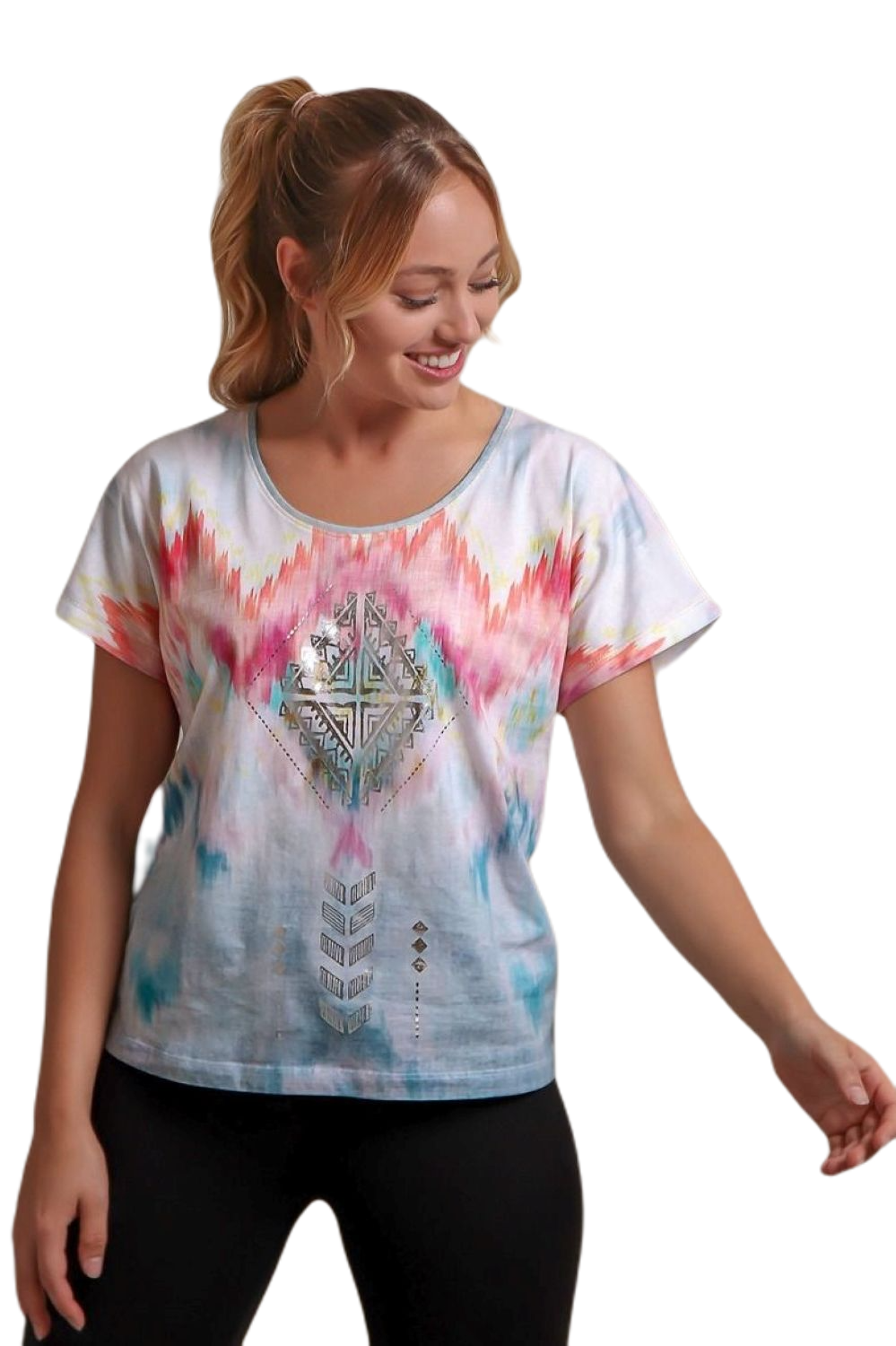 Shirt short sleeve Ikat