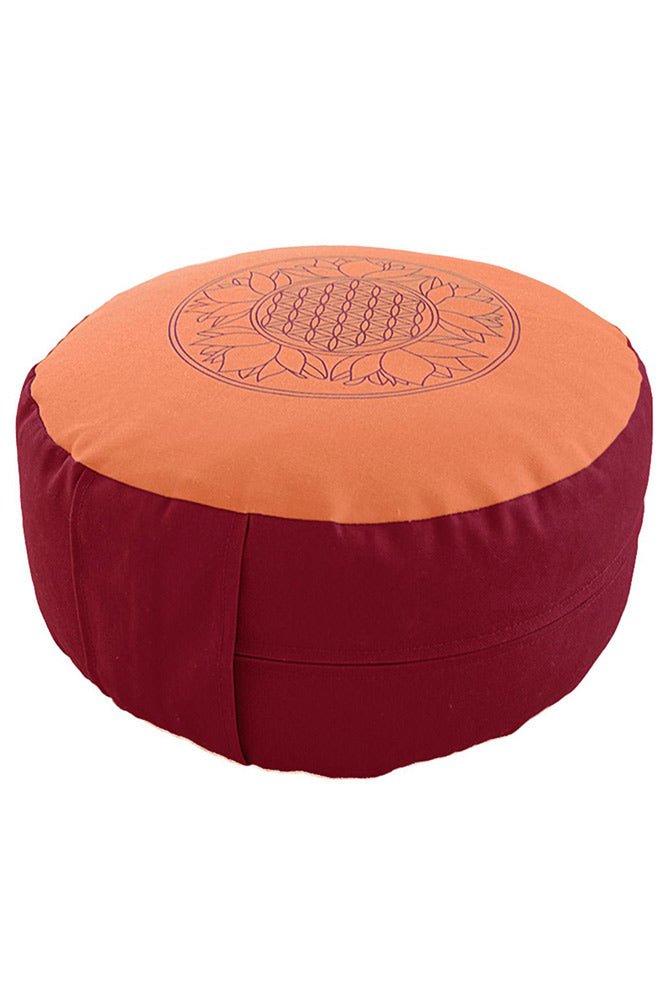 Meditation cushion made from 100 percent organic cotton