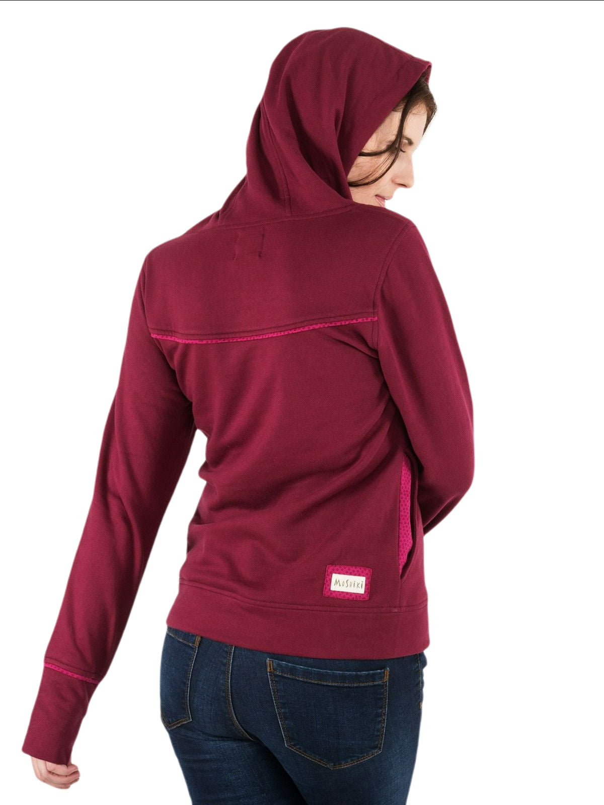 Folia hooded shirt red