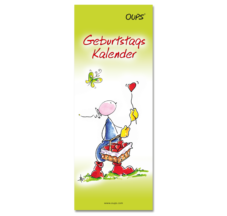 OUPS birthday calendar