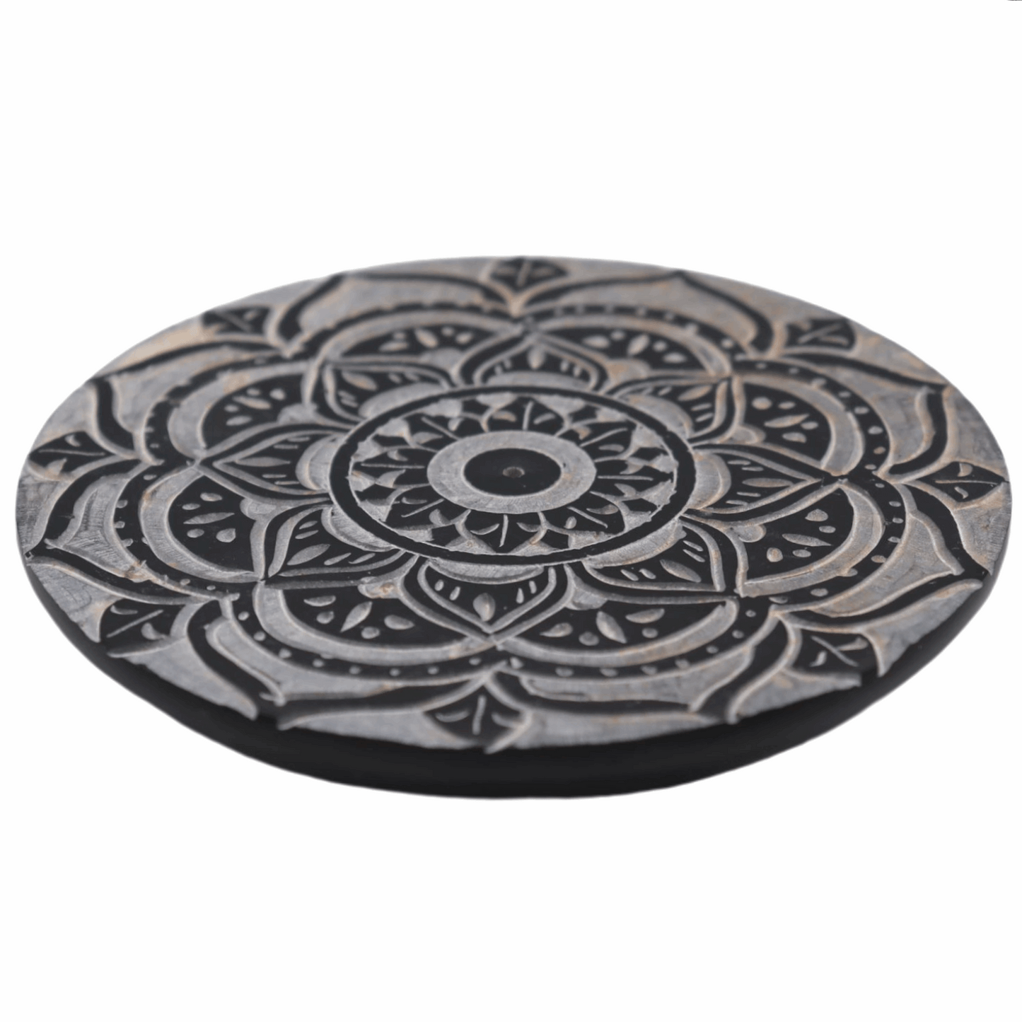 Incense Bowl Mandala Soapstone