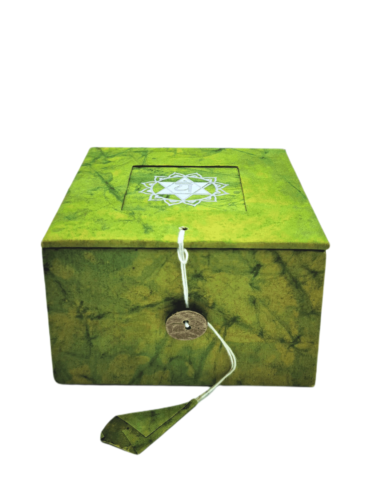 Singing bowl in the box Green