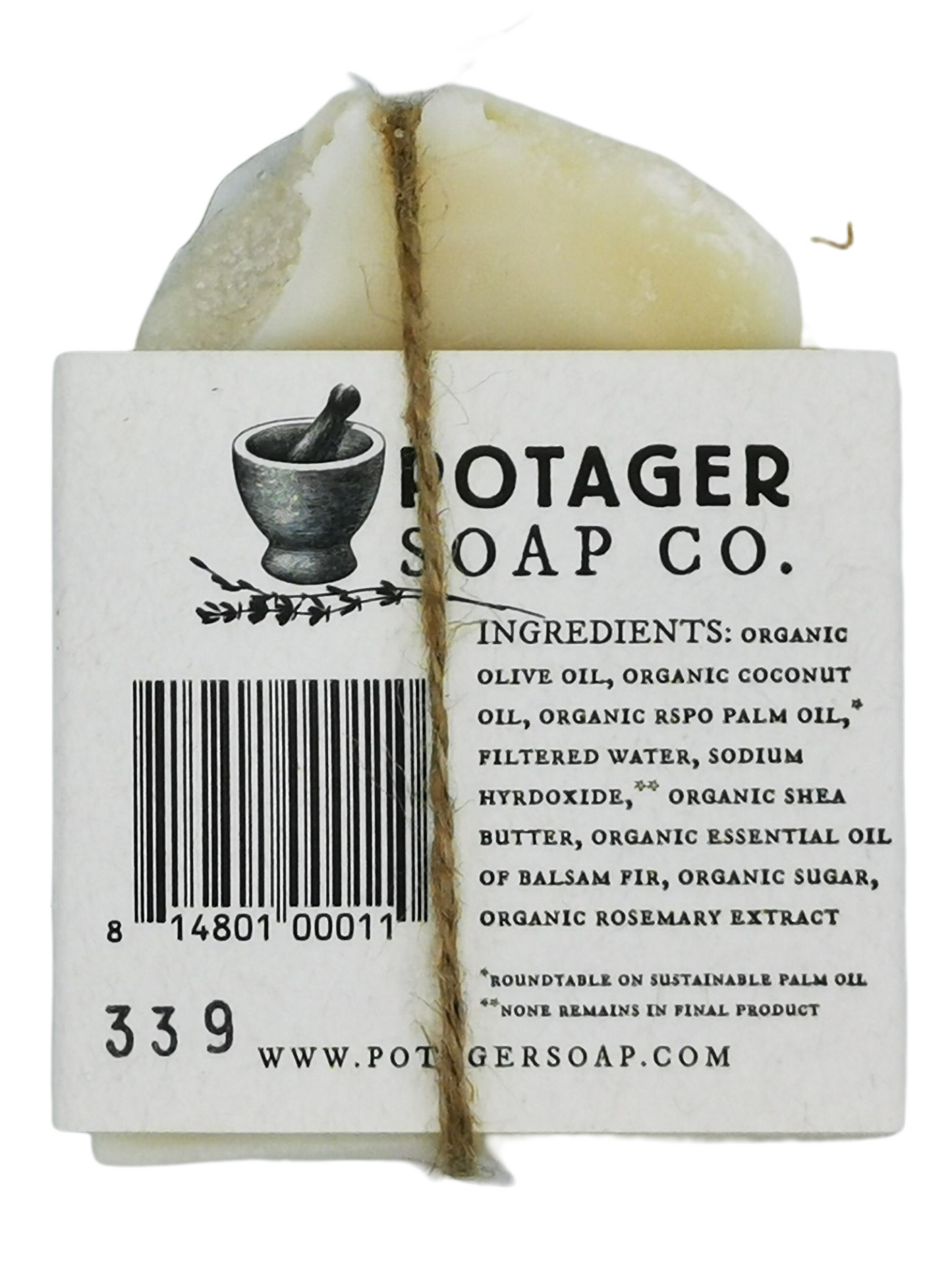 Potager Soap Sugared Balm 128g
