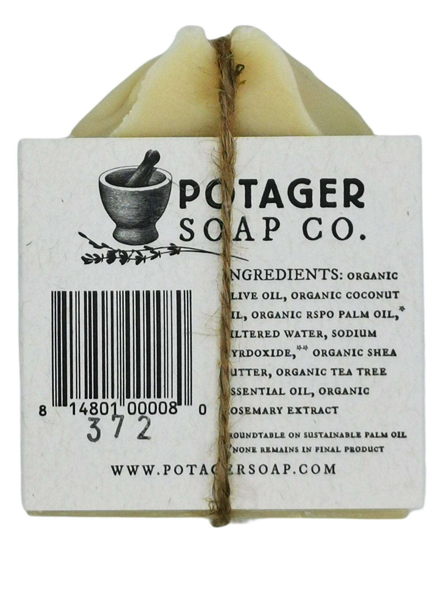 Potager Soap Lemongrass Calendula 128g