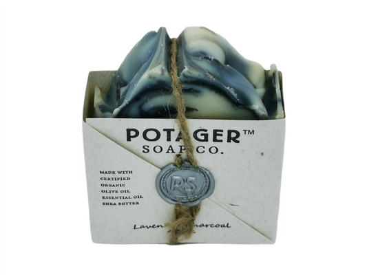 Potager Soap Lavender Activated Charcoal 128g