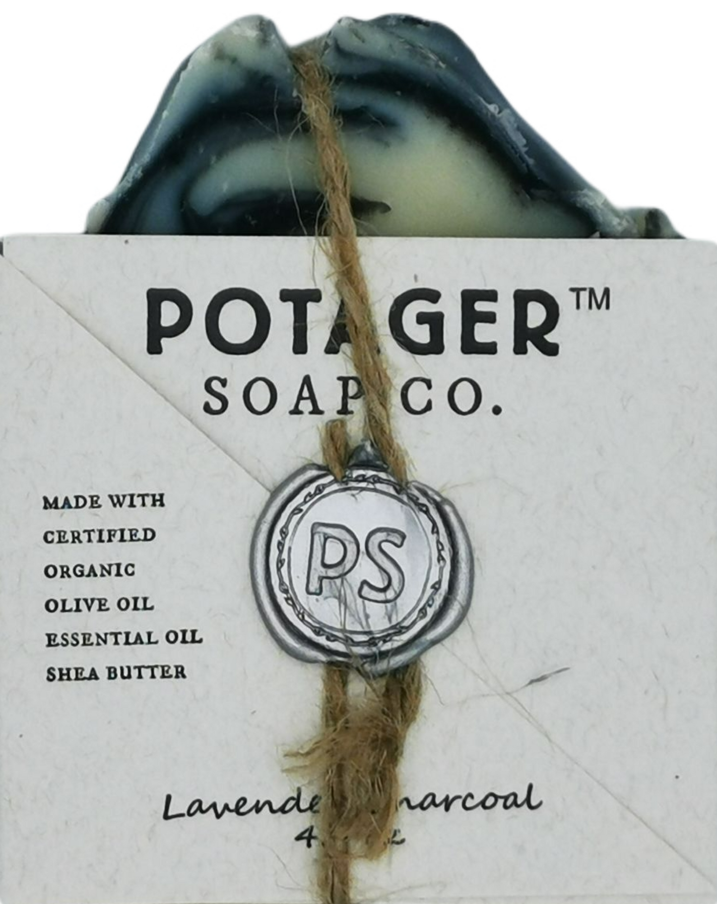 Potager Soap Lavender Activated Charcoal 128g