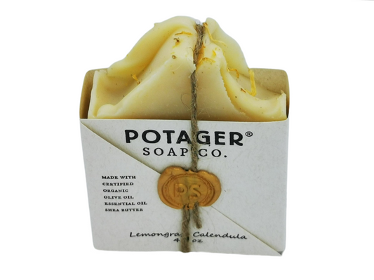 Potager Soap Lemongrass Calendula 128g