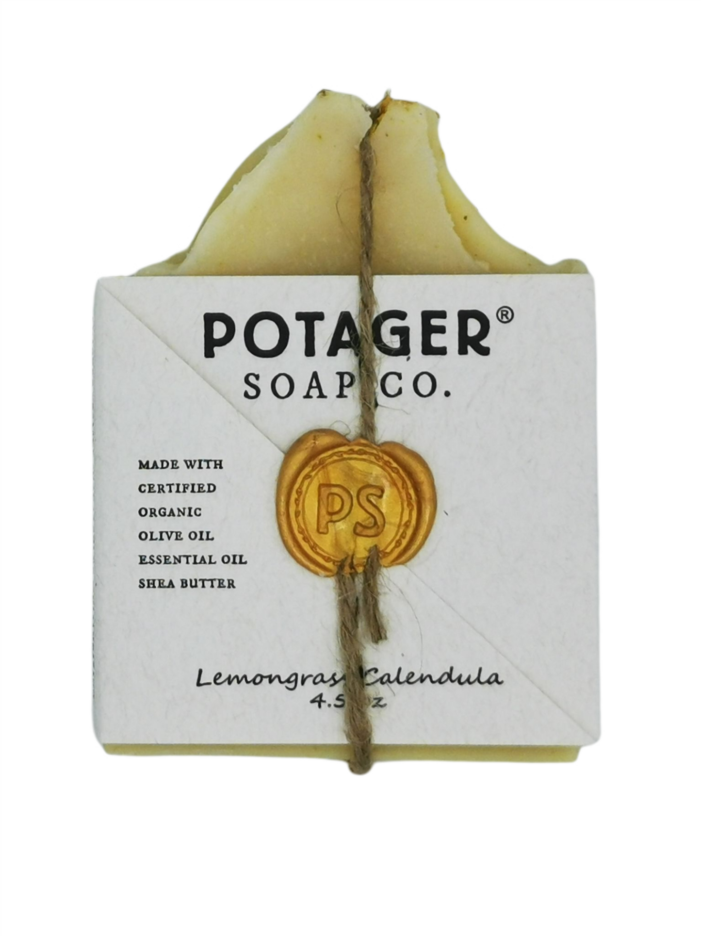 Potager Soap Lemongrass Calendula 128g