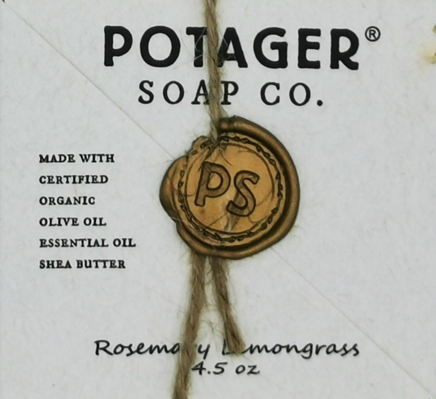 Potager Soap Rosemary Lemongrass 128g