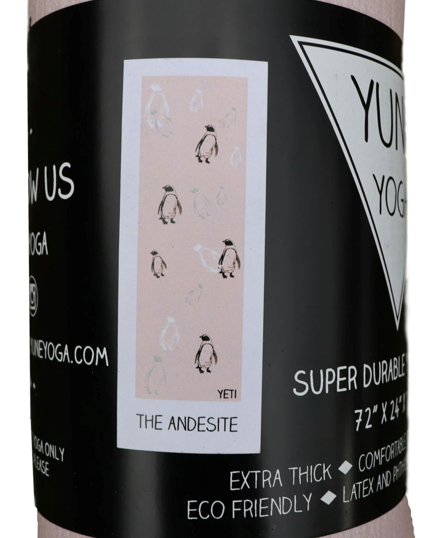 Yune Yoga Mat The Andesite 188x61x0.6cm