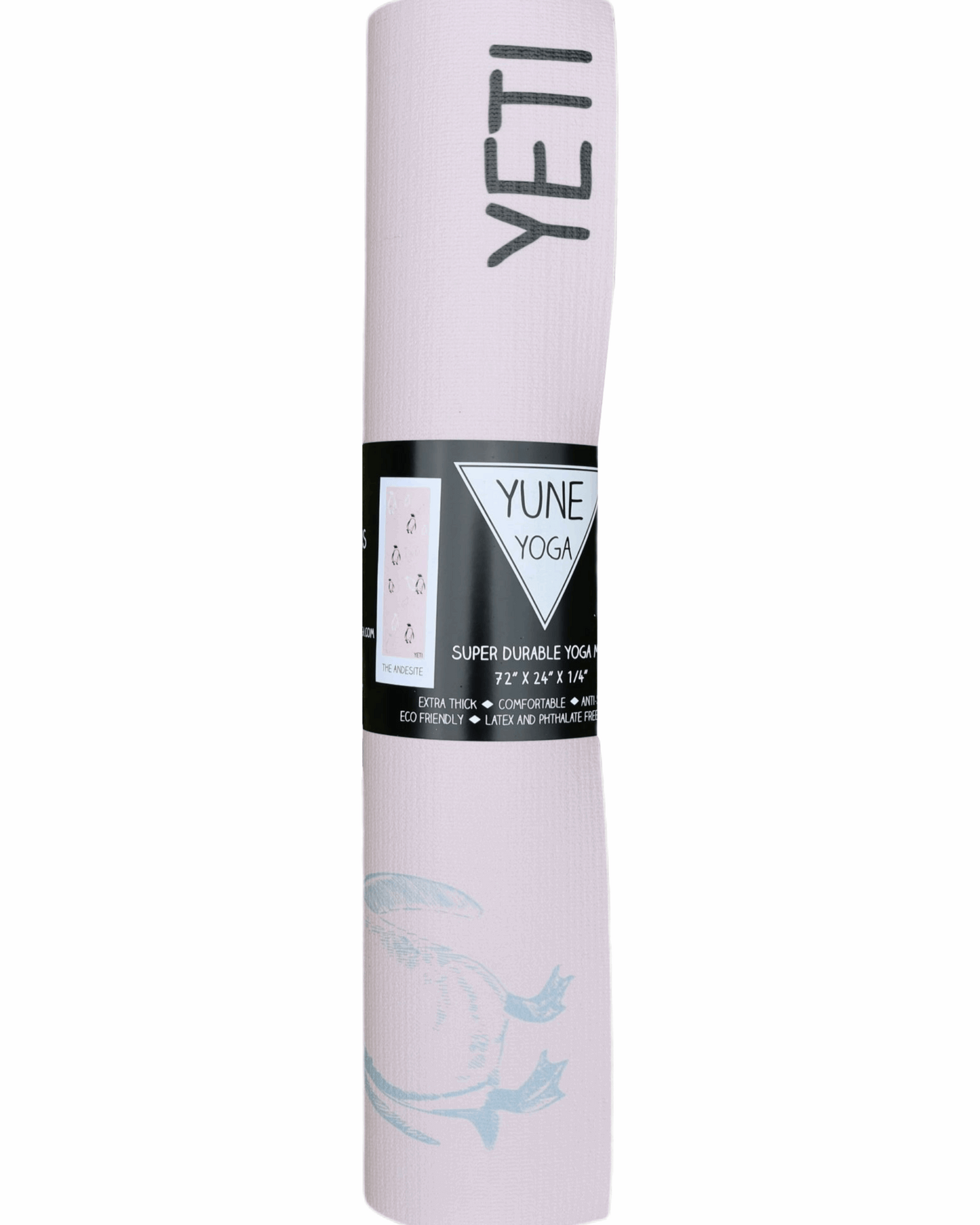 Yune Yoga Mat The Andesite 188x61x0.6cm