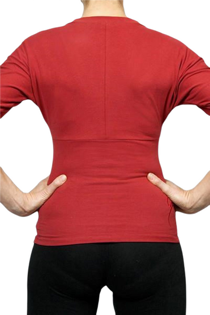 Karuna 3/4 Shirt Bordeaux