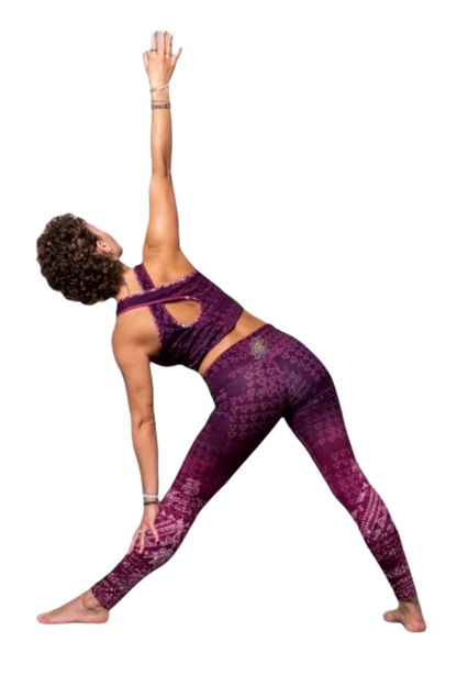 Yoga Legging Buddhi Aubergine