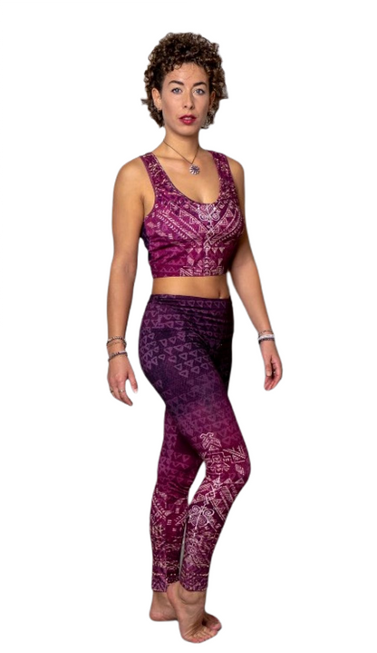 Yoga Legging Buddhi Aubergine