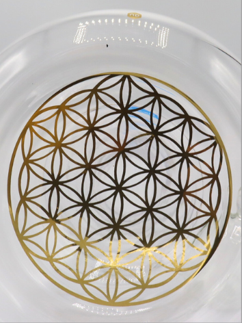 Glass carafe with lid Alladin- Flower of Life 1.3 l