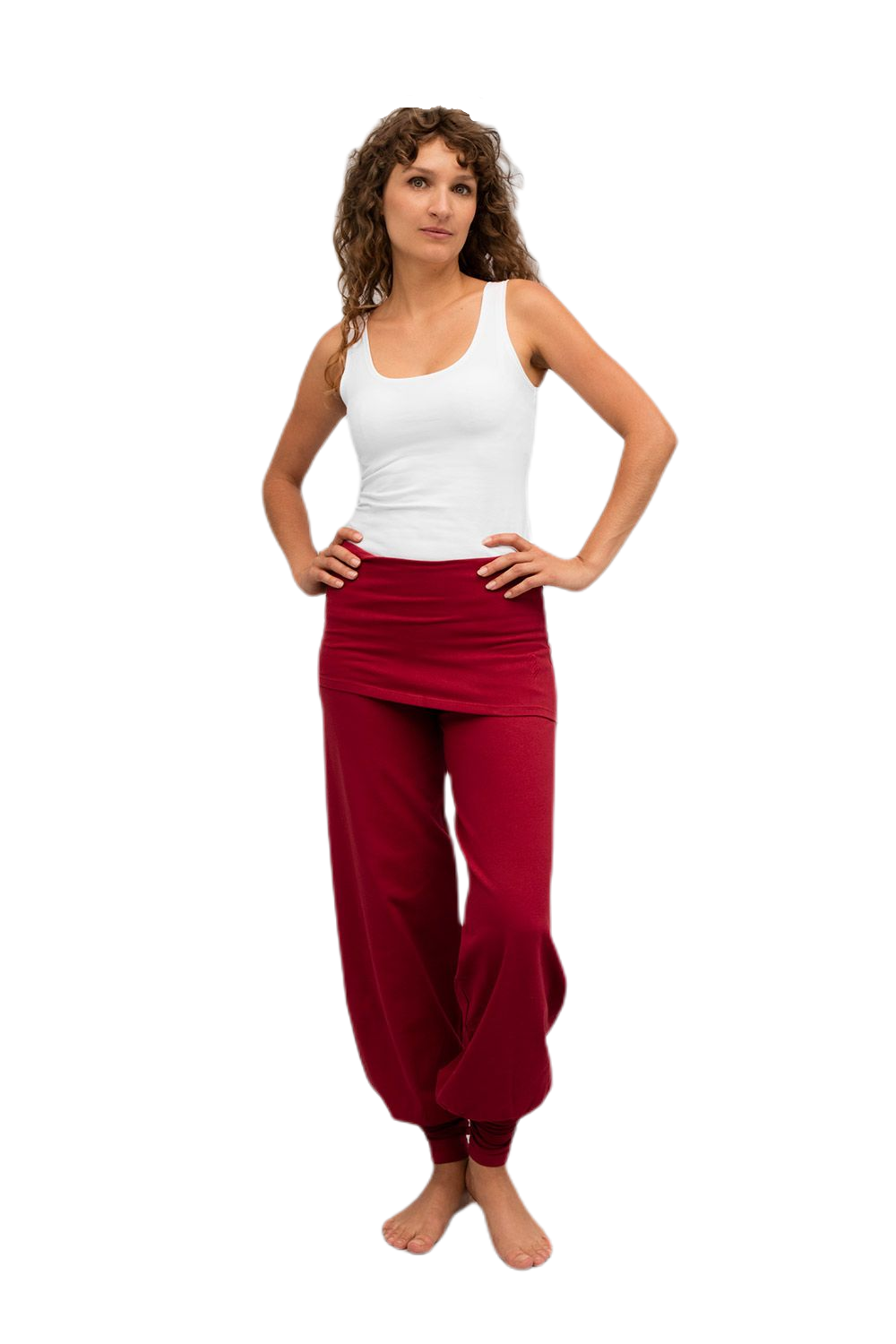 Yoga Hose Sohang aus Bio Baumwolle versch. Farben