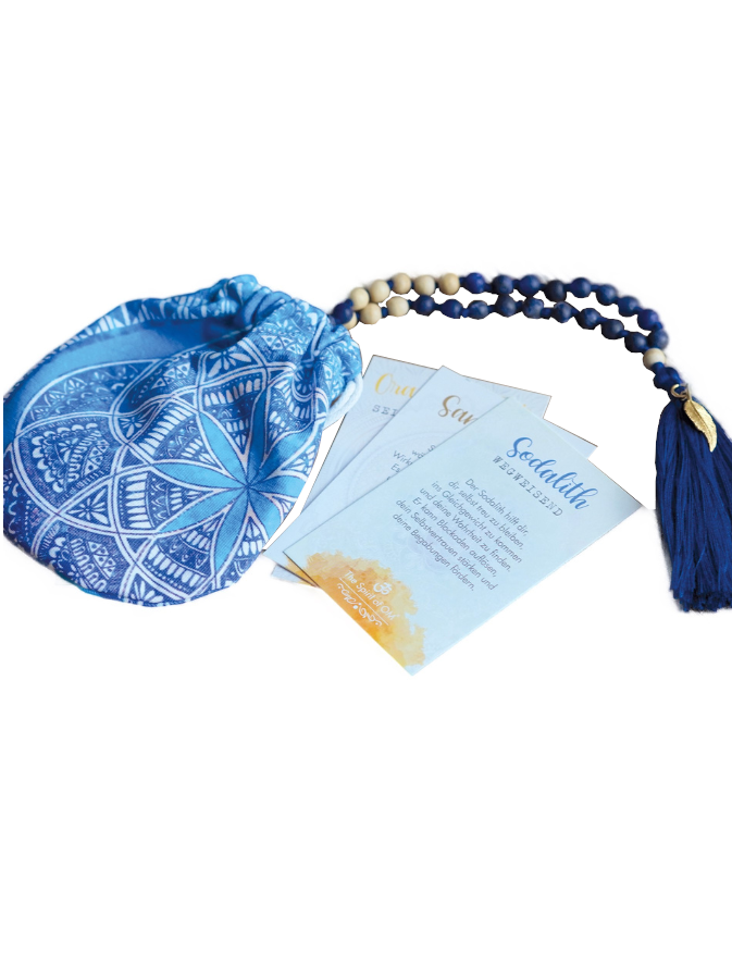 Edelstein Mala blue
