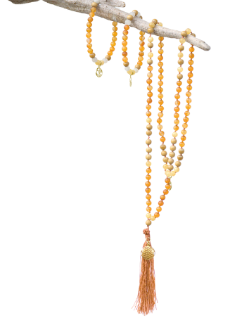 Edelstein Mala orange