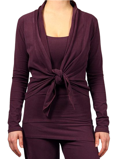 Yoga Jacke Amba Prune