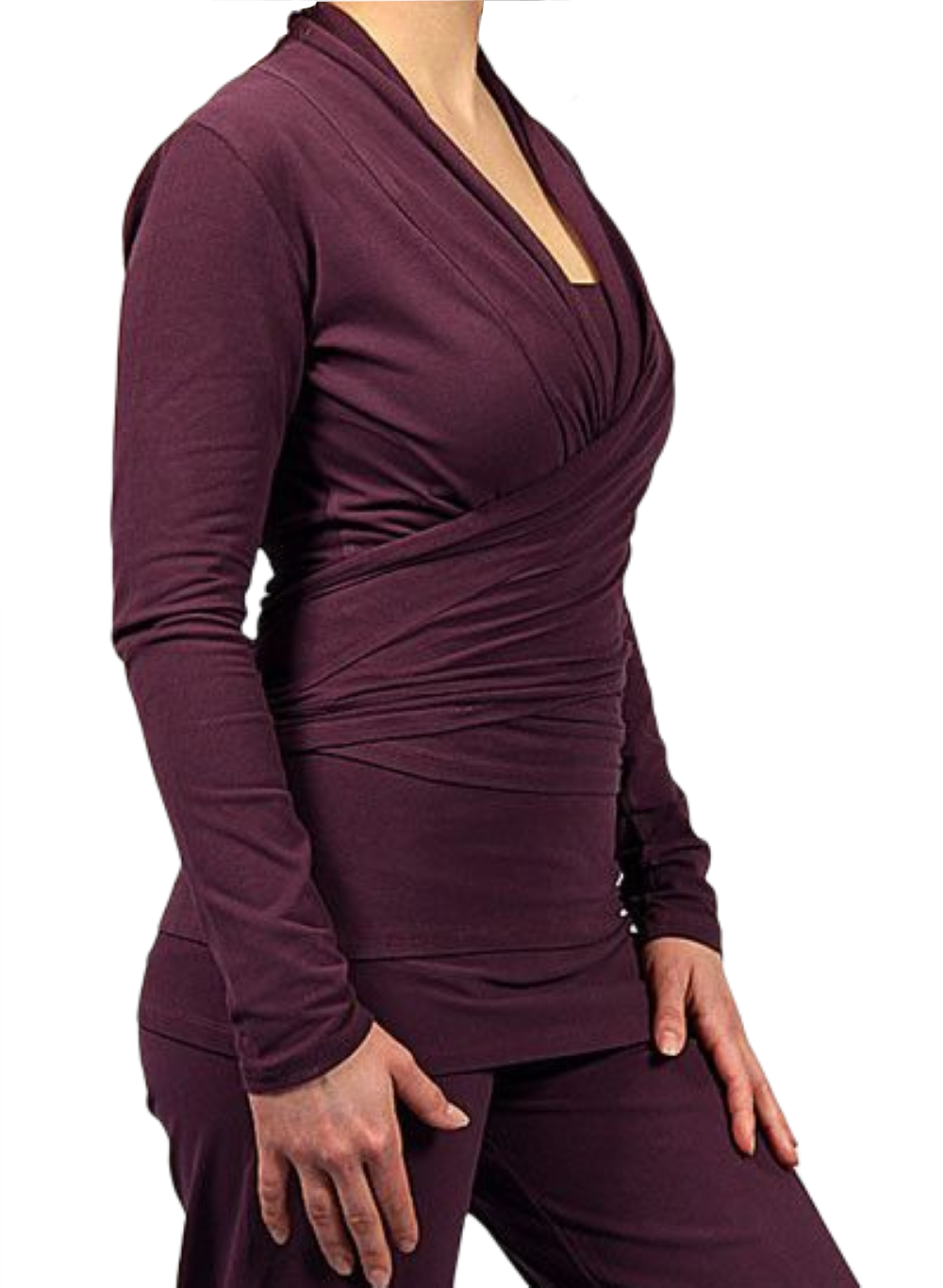 Yoga Jacke Amba Prune