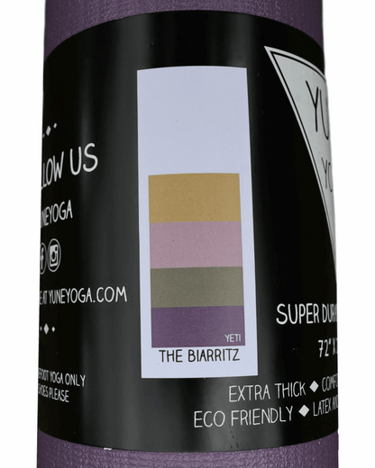 Yune Yoga Mat Biarritz weiß,gelb,rosa,grün,lila,