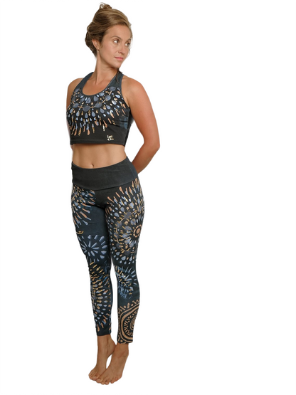 Yoga Leggings Magic blau von Spirit of Om