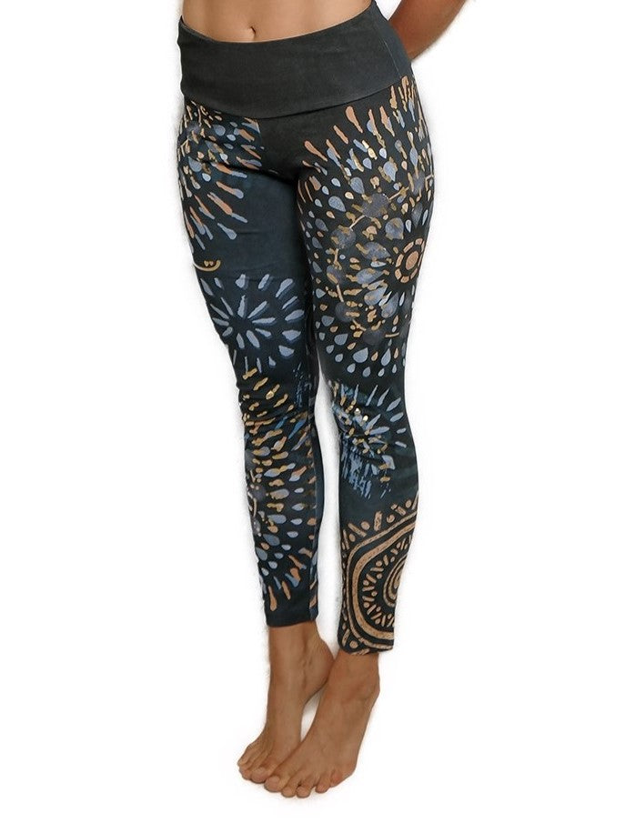 Yoga Leggings Magic blau von Spirit of Om