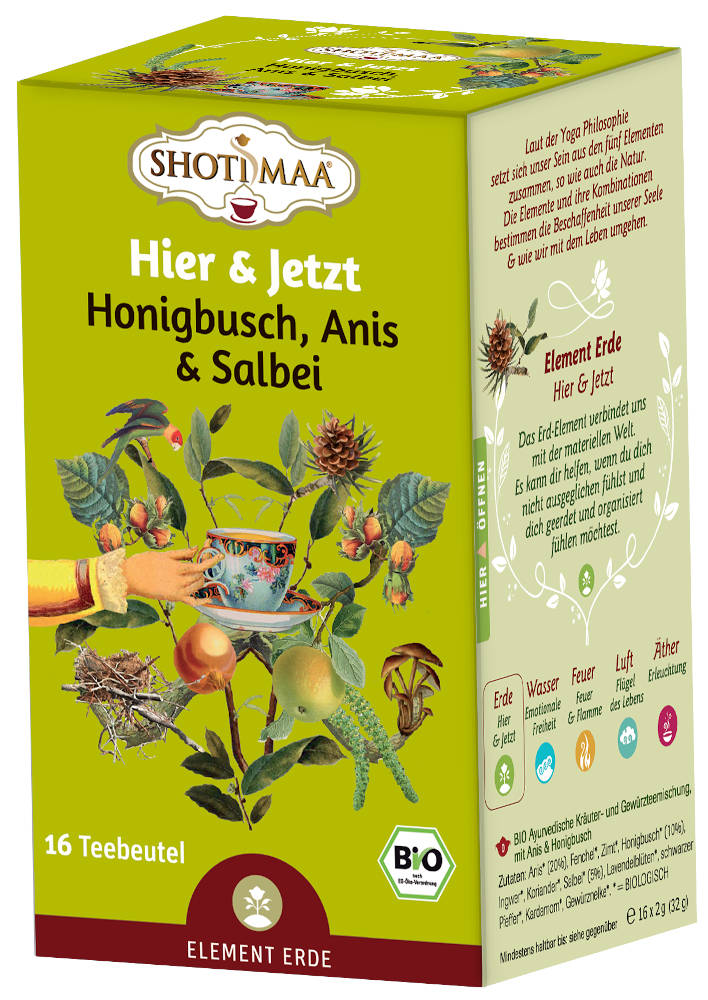 Shoti Maa BIO Tea - Here &amp; Now - Honeybush Aniseed Sage