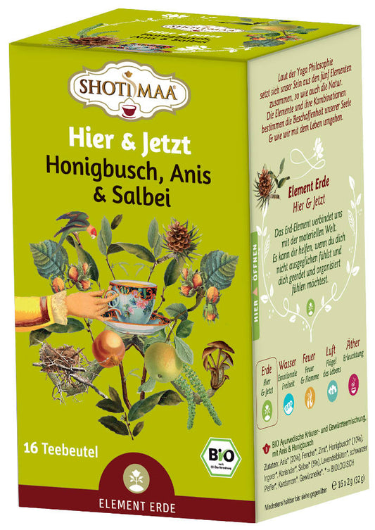 Shoti Maa BIO Tea - Here &amp; Now - Honeybush Aniseed Sage