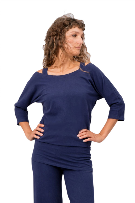 Yoga Shirt Siri - Atlantic Blue
