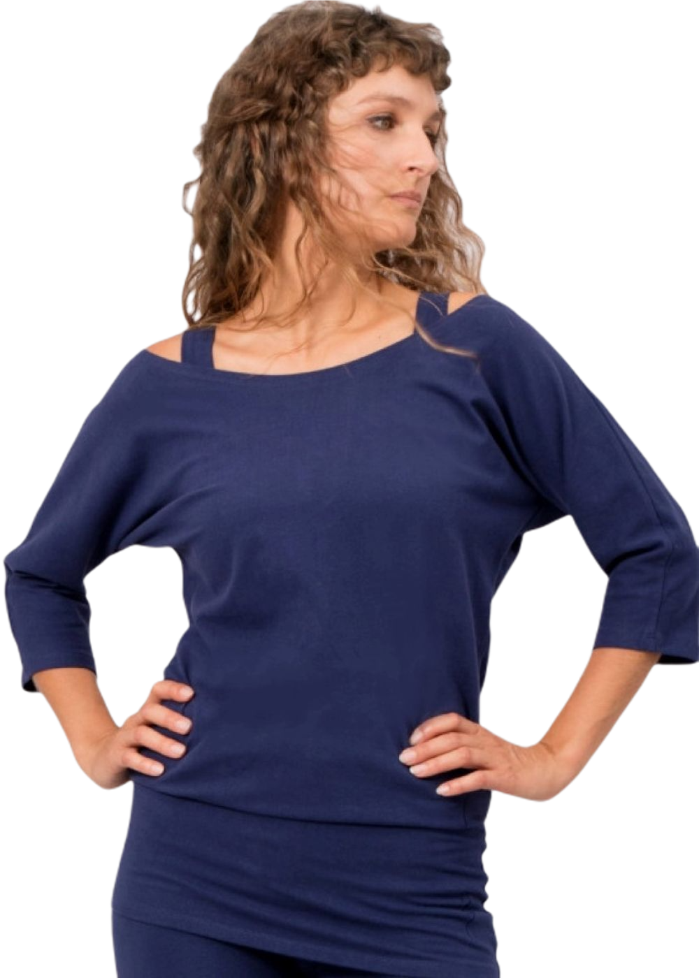 Yoga Shirt Siri - Atlantic Blue