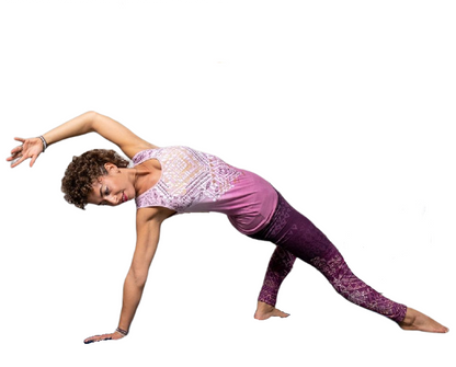 Yoga top - bakti - amethyst