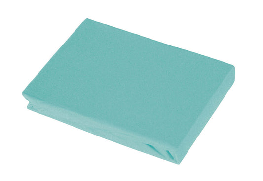 Fitted bed sheet beach-blue