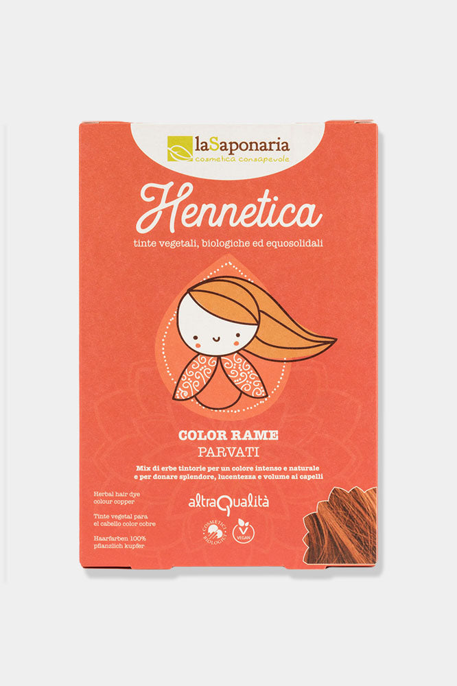 Organic hair color Hennetica, 100% vegetable