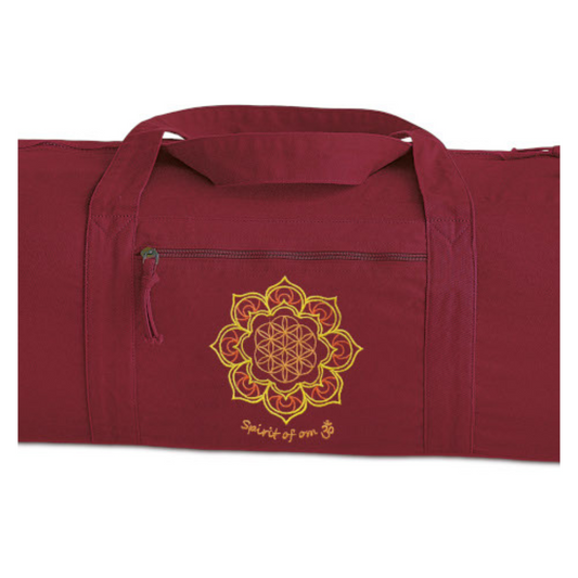 Carrying bag for yoga mat - mandala red